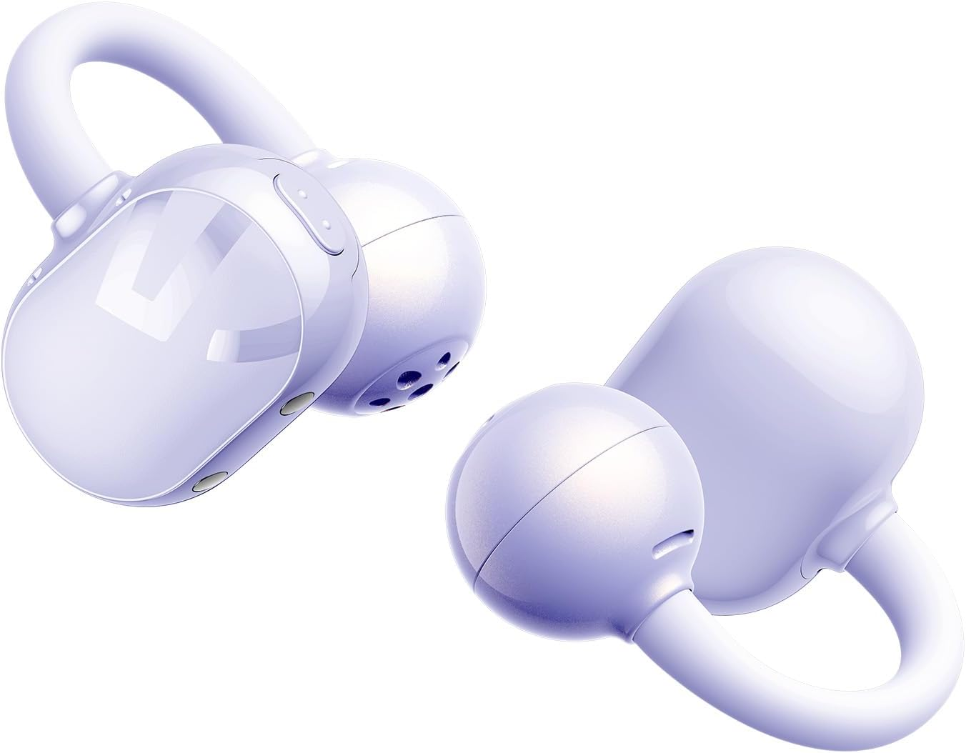 SOUNDPEATS POP Clip Open Ear Earbuds, Bluetooth 5.4 Clip-On Headphones, Lightweight Comfort, AI Call Noise Cancellation with Dual Connection, Immersive Audio Wireless Earbuds, 30H (Beige)