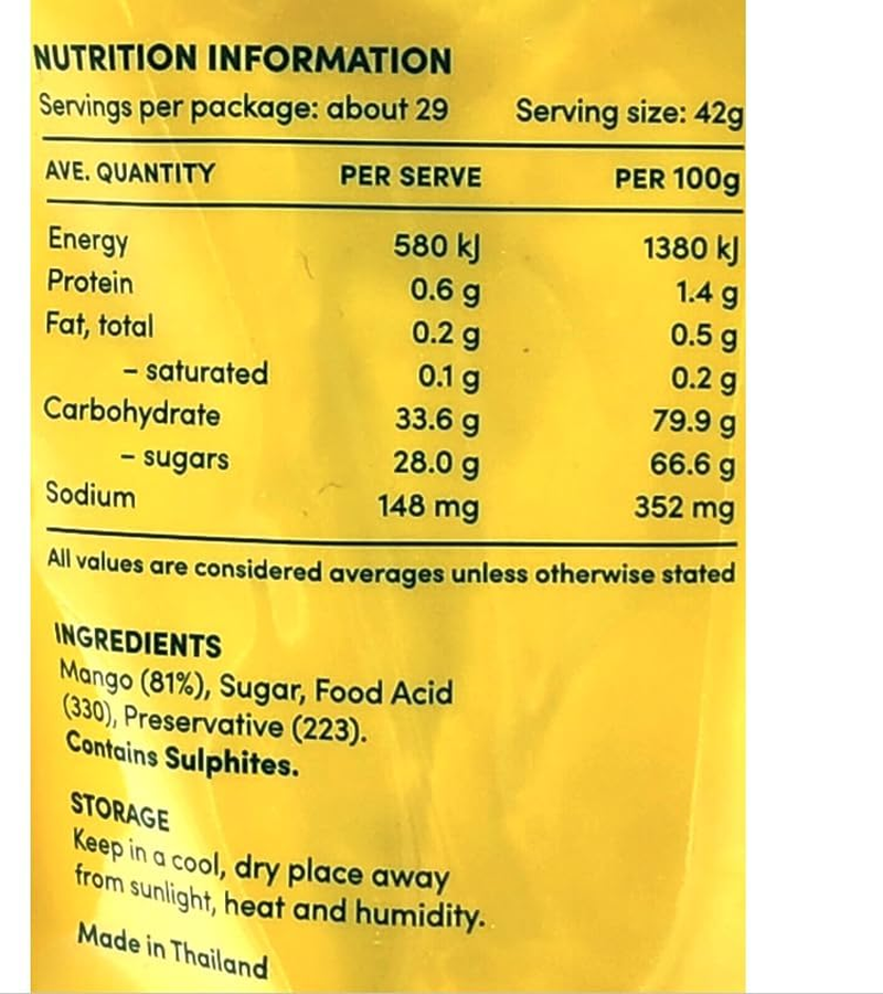 Tropical Fields Dried Real Mango - 1.2Kg image number 3