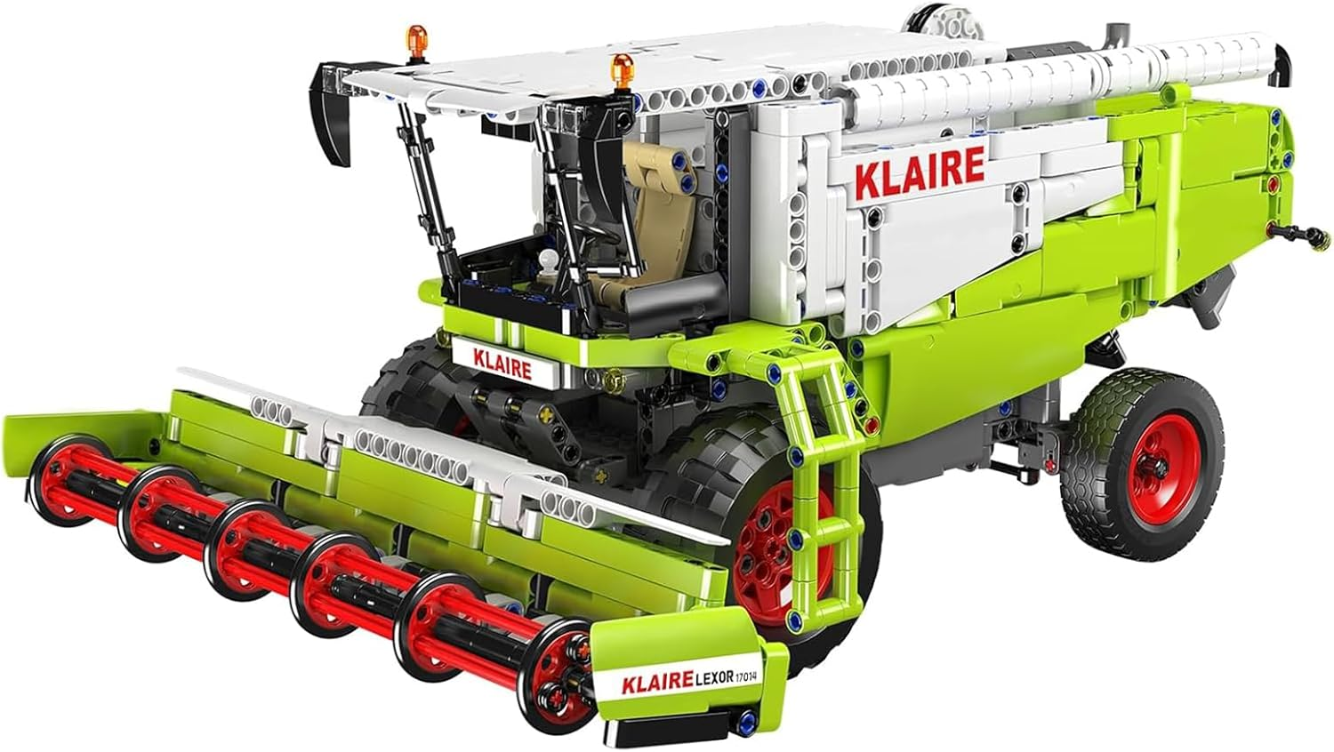 Mould King 17014 Combine Harvester Tractor Vehicle Building Set, Remote Control Truck Car Claas Lexion 760 Model Block Kit MOC, STEM Gift Toy to Build for Boys Girls Aged 14+ 1265Pcs image number 6