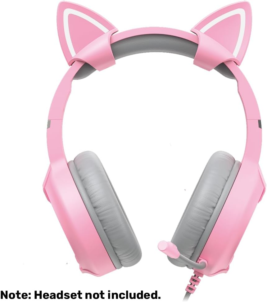 Playmax Cat Ears Pink/White image number 3