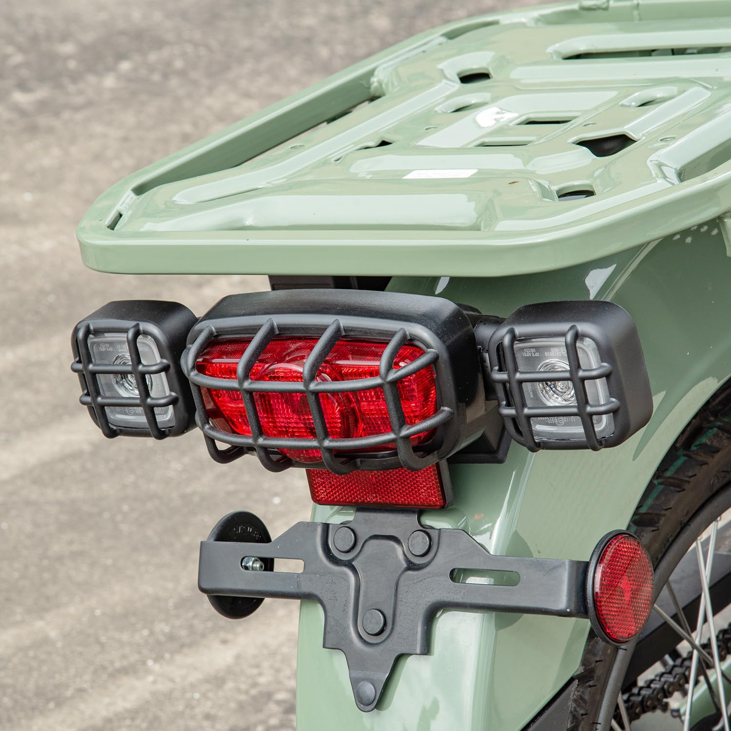 Lorababer Motorcycle Headlight Grille Turn Signal Tail Light Grill Cover Compatible with Ho-Nda CT125 CT 125 Huntercub Hunter Cub 125 2020 2021 2022 2023 Headlamp Protector Accessories image number 4