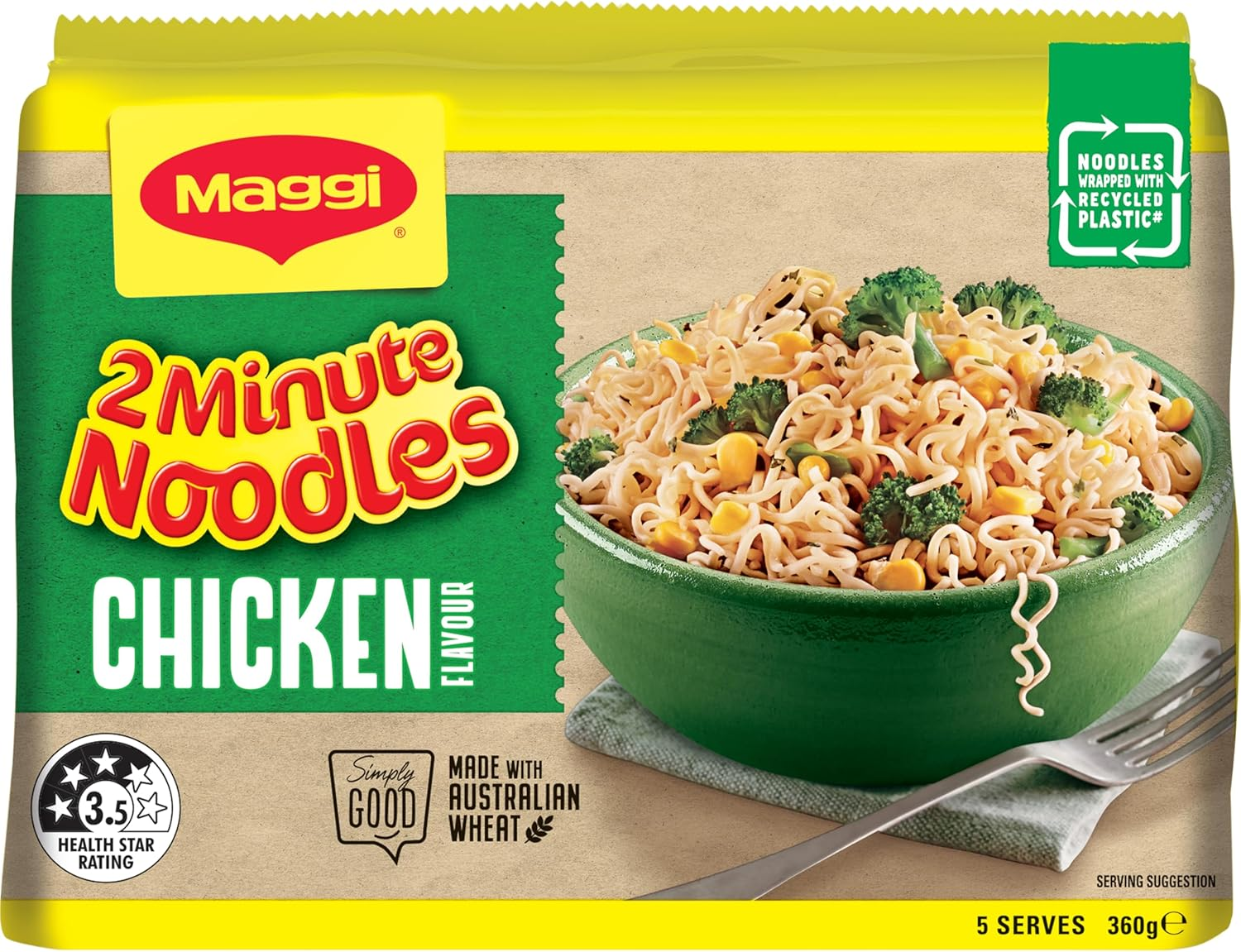 MAGGI 2 Minute Noodles, Chicken 30 Pack, 6 X 5 Pack image number 5
