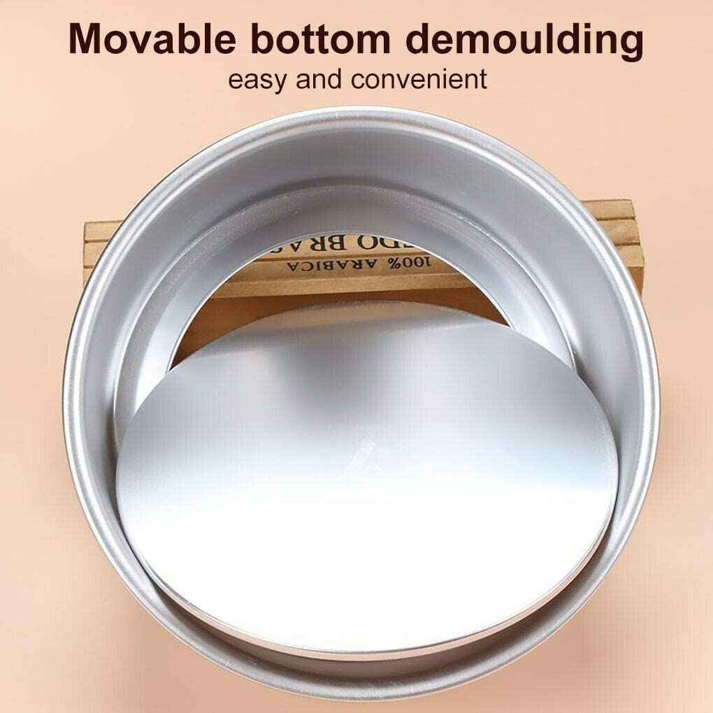 4/5/6/8 Inch Cake Mould round DIY Cakes Pastry Mould Baking Tin Pan Reusable AU (6") image number 1