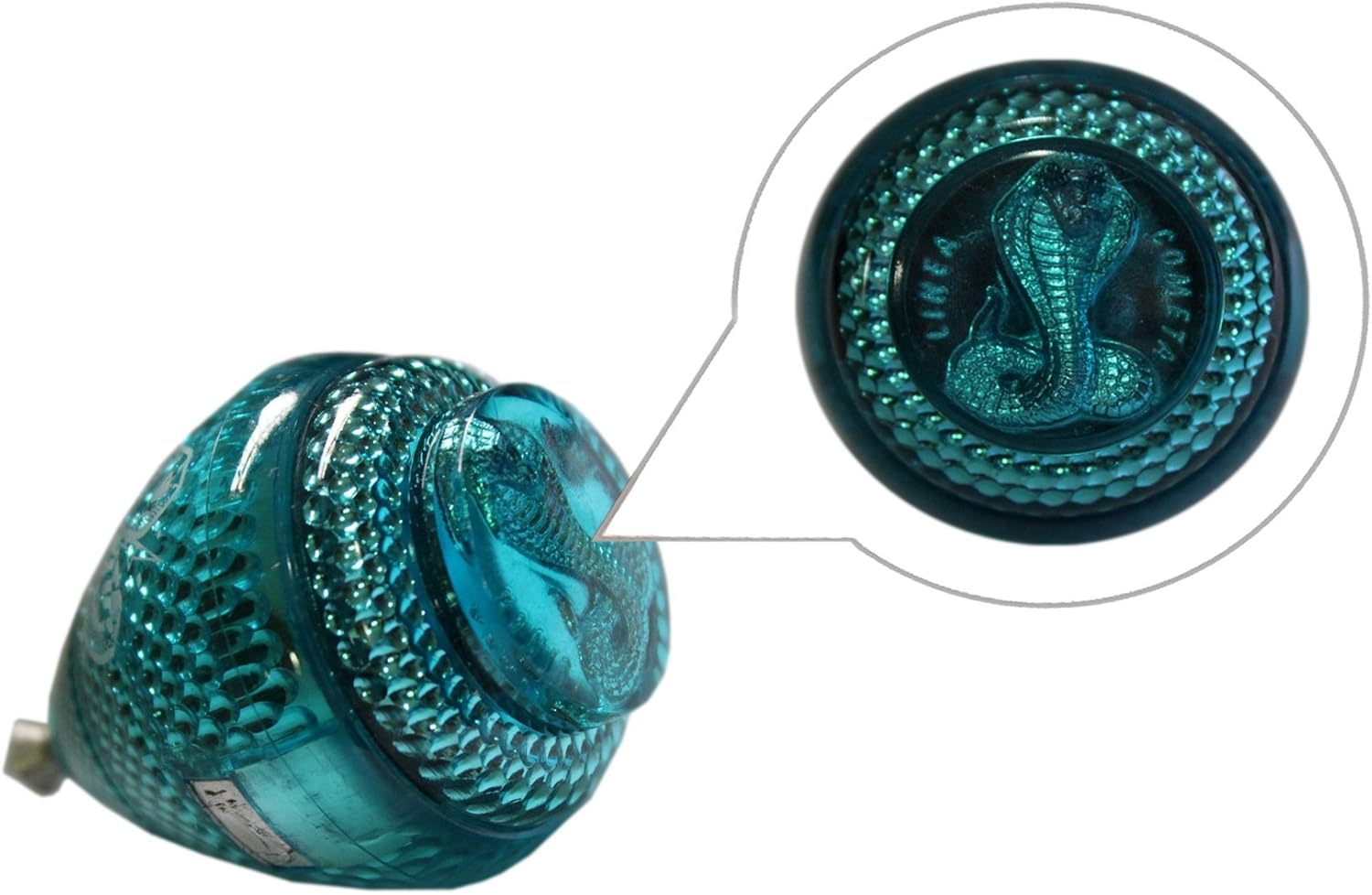 4 Pack Mini Cobra Durable Plastic Spin Tops & Metal Tip Made in Mexico - Trompo Mexicano COBRITA Pl&aacute;stico Durable & Punta De Metal (Pack of 4 Assorted Colors) image number 6