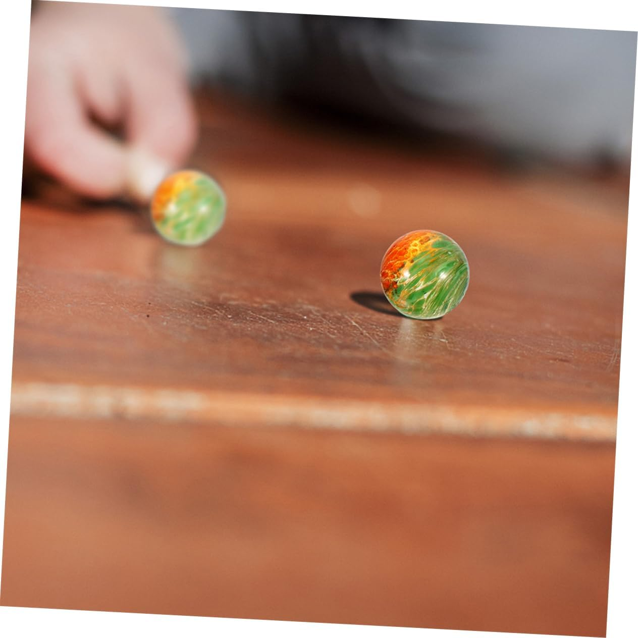 Generic 20Pcs Decorative Glass Marbles round Glass Beads for Fish Tank Kids Play Vase Fillers Assorted Colors for Crafts Floral Arrangements Table Scatters Assorted Colored image number 6