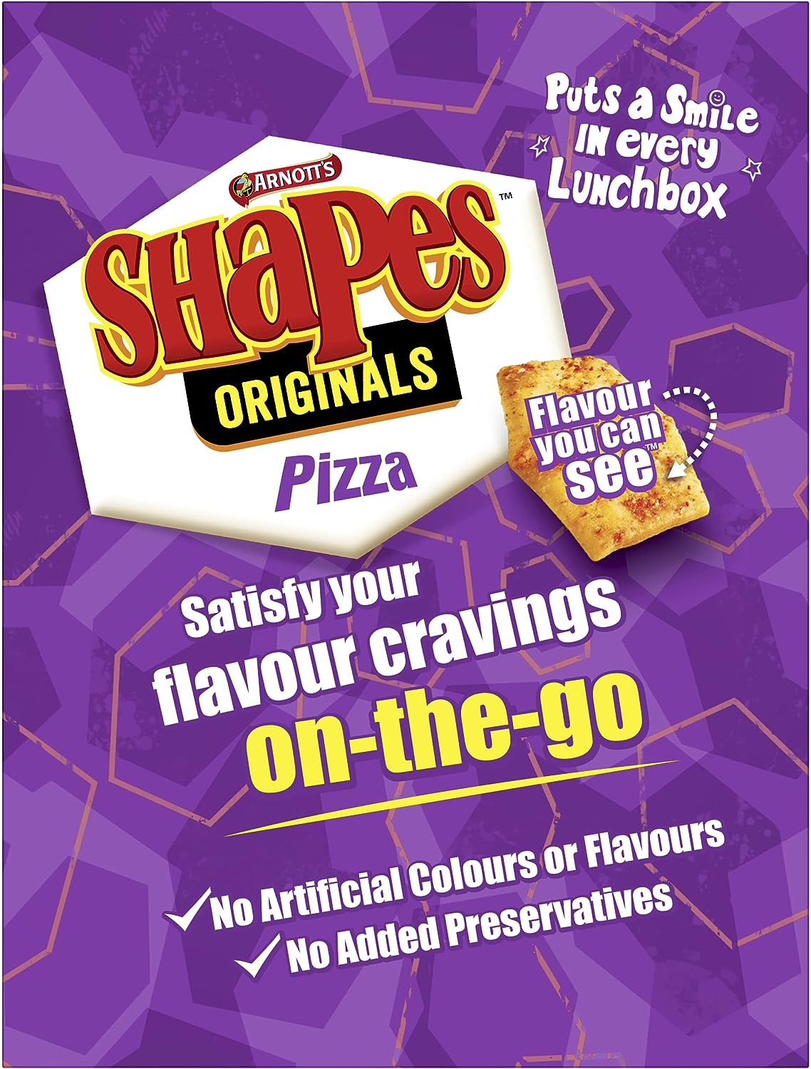 Arnott'S Shapes Original Crackers Pizza Multipack 8 Pack image number 5