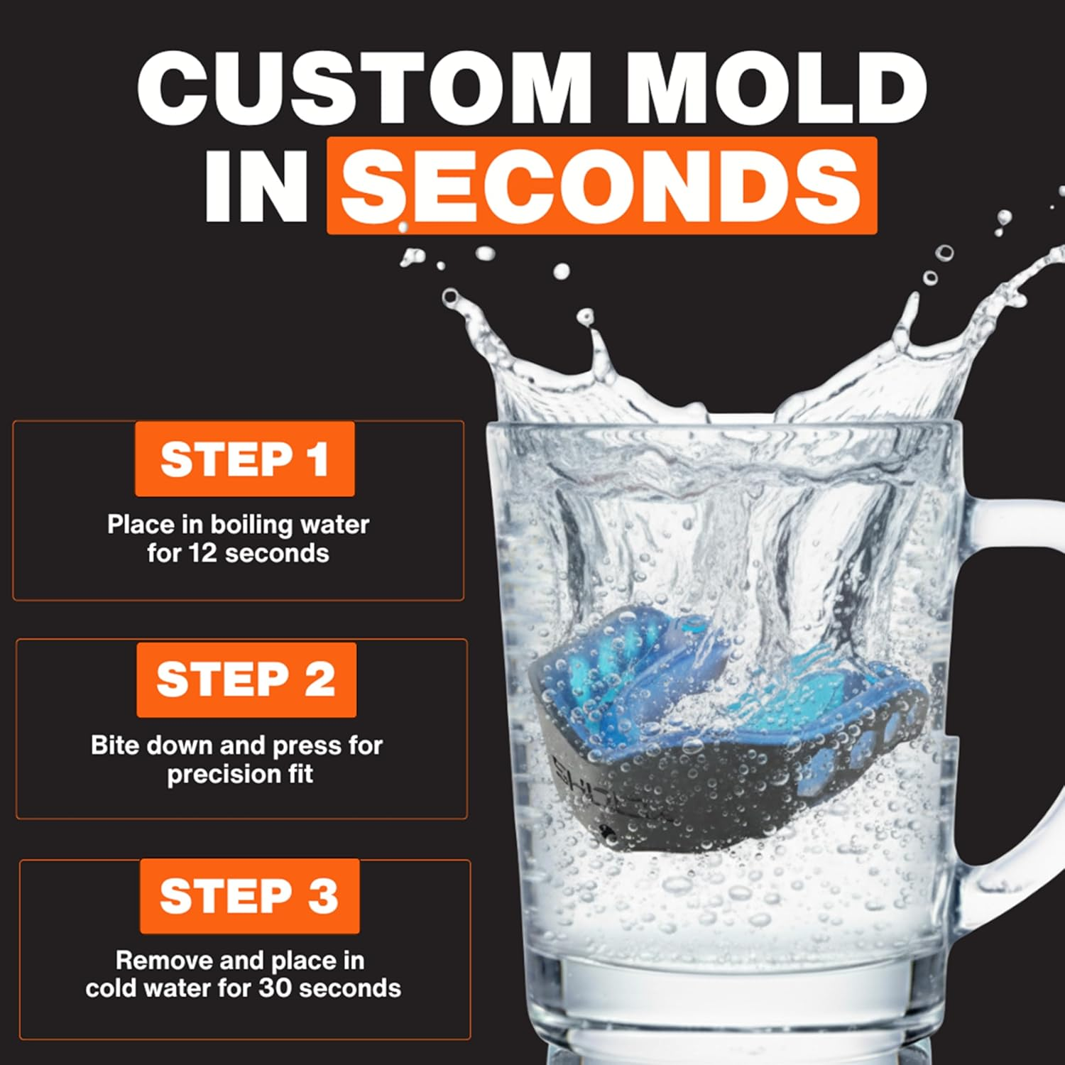 Shock Doctor Gel Max Adult Boxing Mouthguard - Pink image number 1