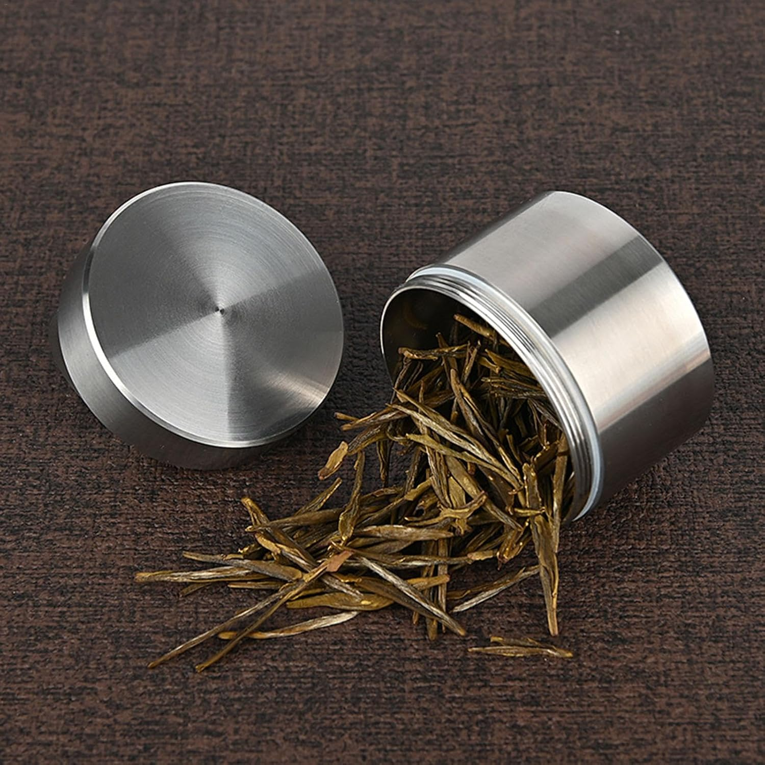 Pocket Pill Case - Portable Small Pill Boxes, Waterproof Pill Storage Box Travel | Personal Pill Box for Elderly People, Fitness Enthusiasts Travelers, Tea Canister Loose Tea, Portable Pill Container - Large image number 4