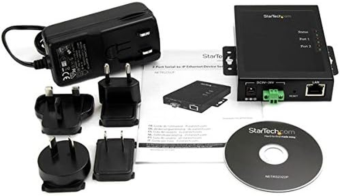 Startech.Com NETRS2322P 2 Port Serial-To-Ip Ethernet Device Server, RS232, Metal & Mountable image number 5