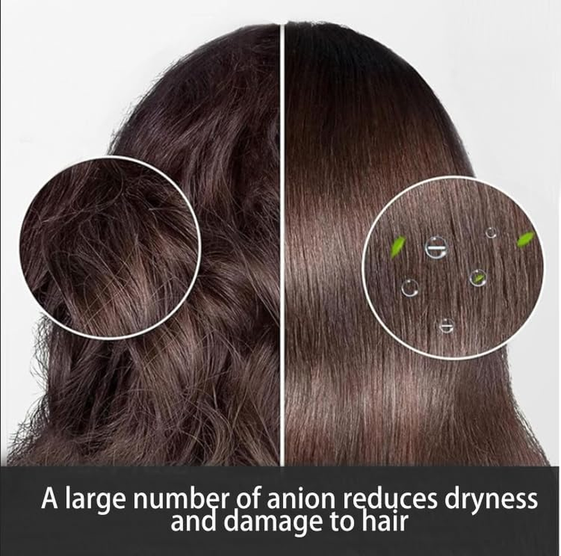 Hair Straightener Brush, Cordless Straightening Brush, Anti-Scald Straight Hair Brush, 2 in 1 Straightening & Curling Hair Brush, 11 Temp Settings, Fast Heating, Ceramic Plates, Portable image number 3