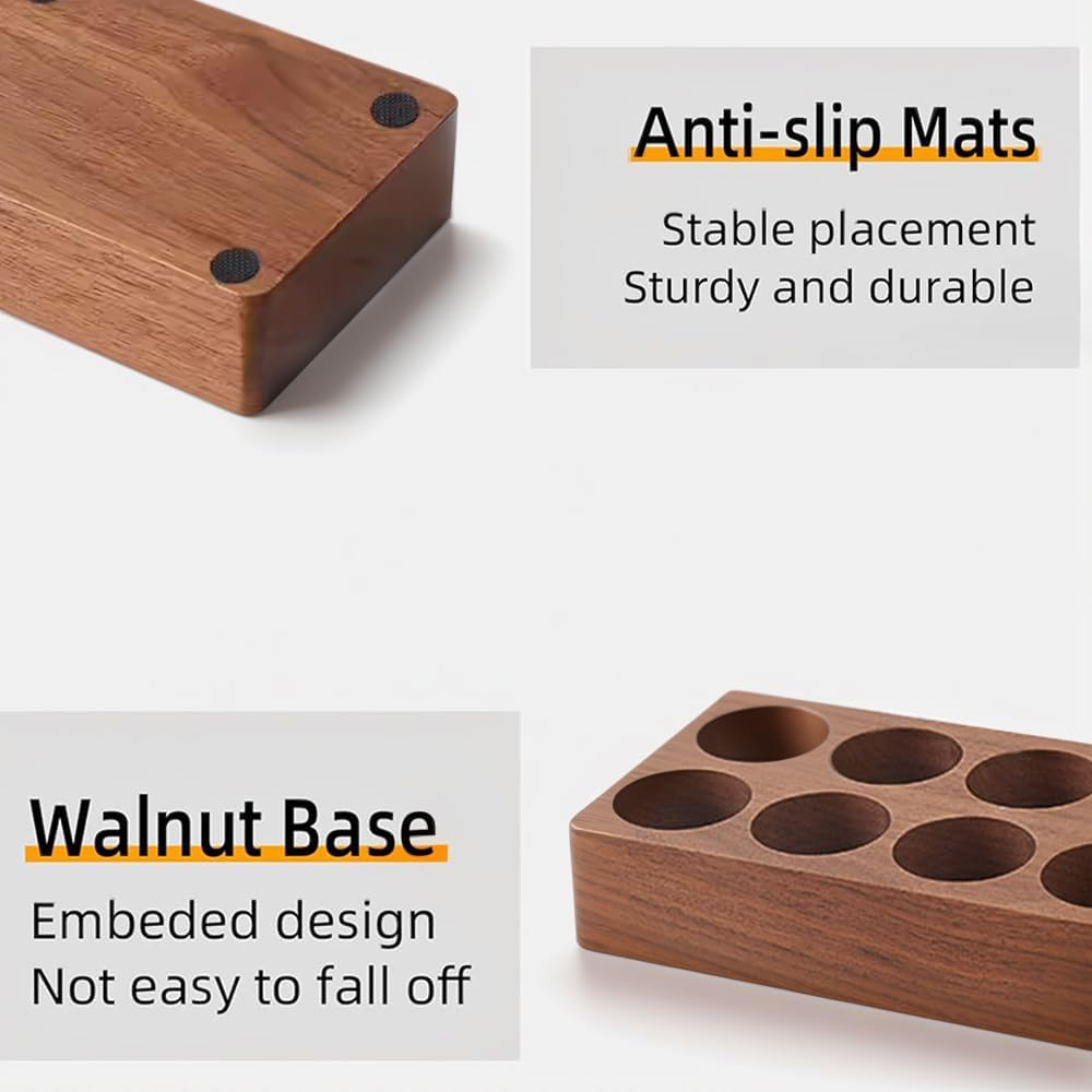 12 Pcs Single Capacity Coffee Bean Storage Tube Tray, Coffee Bean Container,Coffee Containers with Shelf Coffee Bean Dispenser image number 6