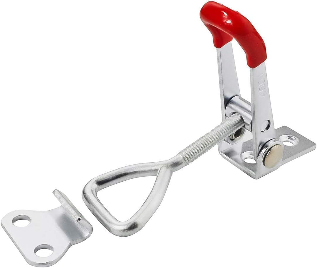 6 Pcs Toggle Latch 4001, Adjustable Heavy Duty Clamp, 150Kg 330Lbs Holding Capacity for Smoker Lid Jig, Tool Box Case, Door image number 2