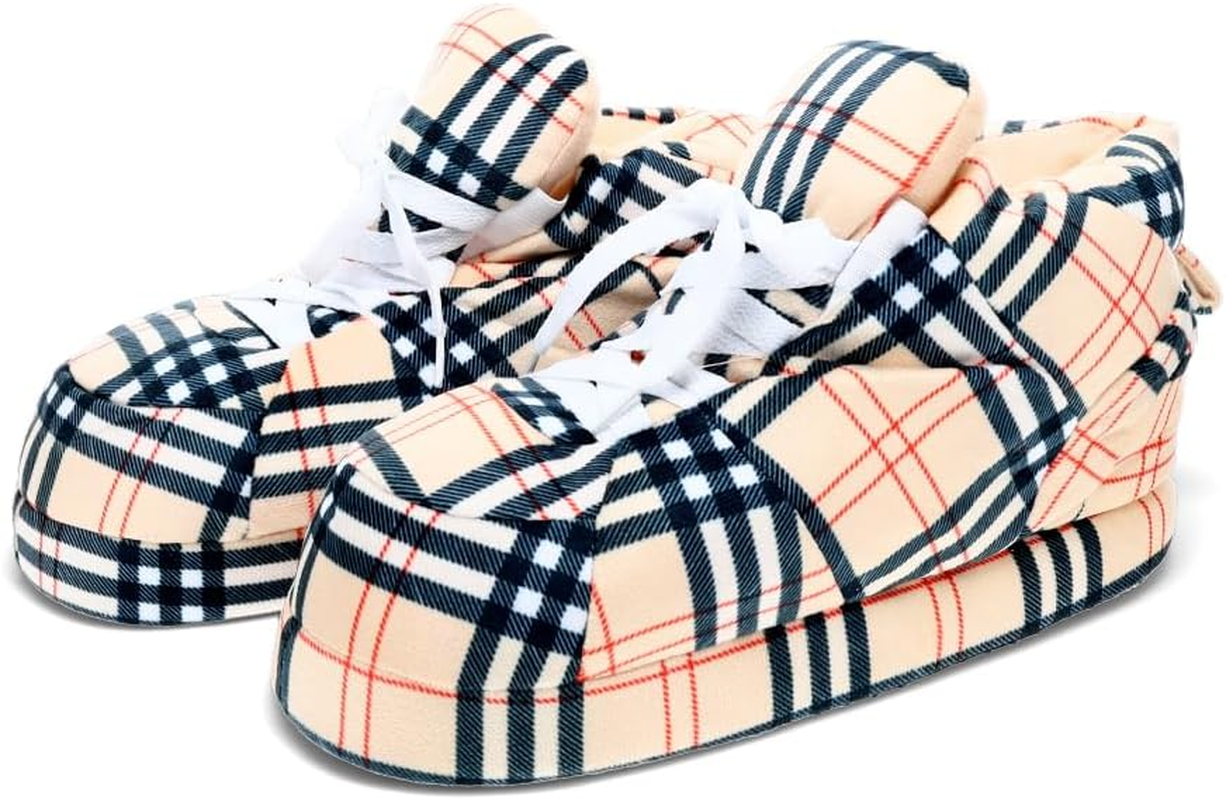 Happy Feet Slippers Standard Sneaker Slippers for Men, Women, and Kids - Women Shoes, Gifts for Women, as Seen on Shark Tank - Classy Oversized House Slippers for Women with Non-Slip Rubber Soles image number 4