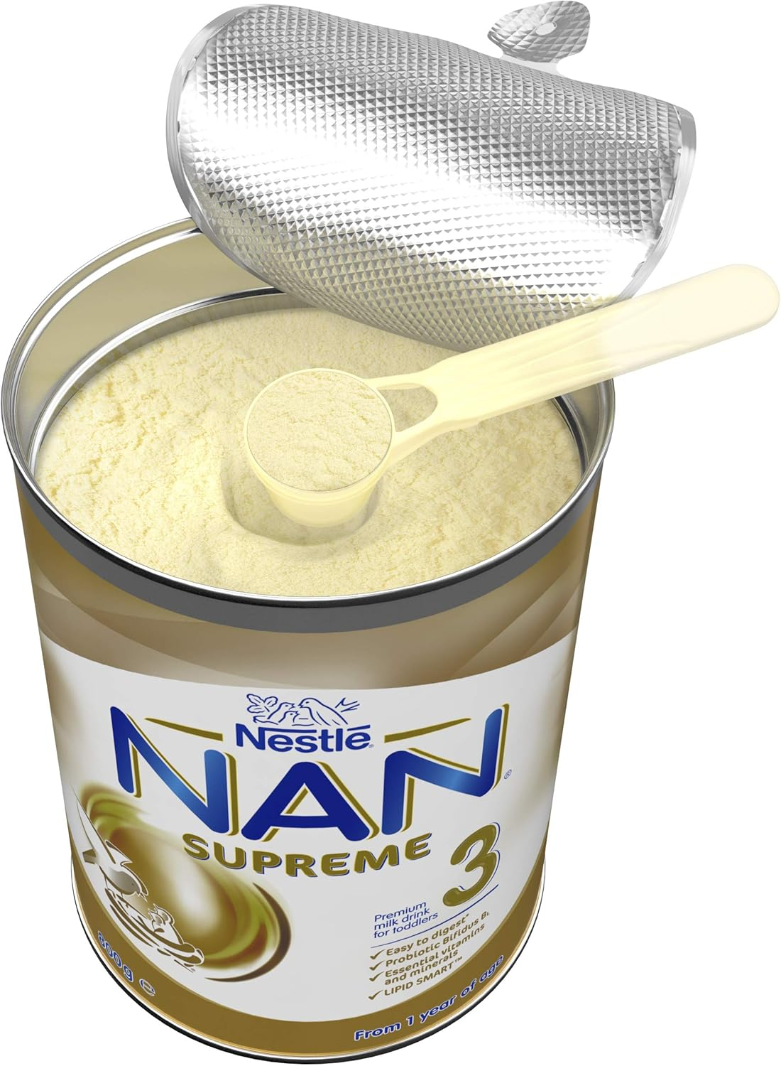 NESTLE NAN SUPREME 3, Toddler 1+ Years Milk Formula, 800G image number 4