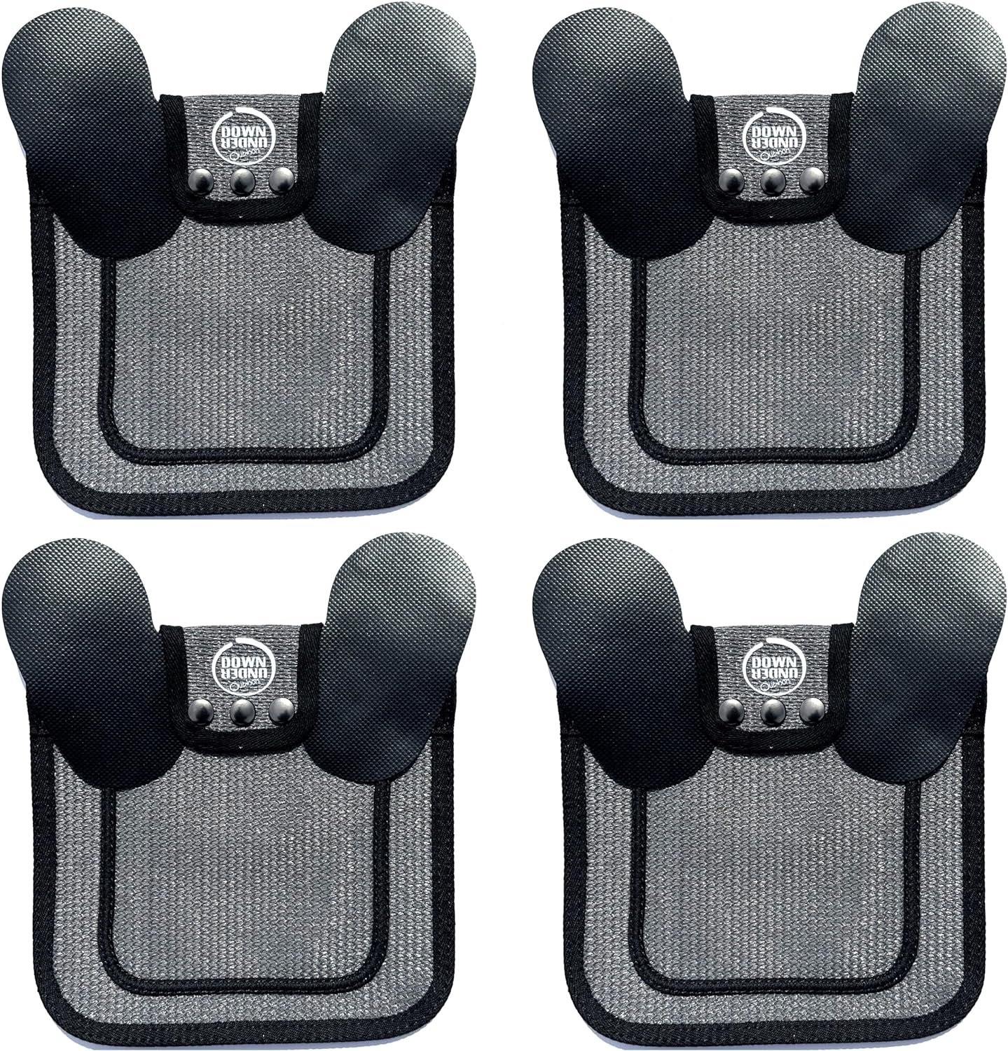 DOWN under OUTDOORS 4 Pack Premium Chicken Saddle with Adjustable Straps to Suit Medium and Large Hens, Poultry Saver, Protector, Apron, Supplies, Care Products (Grey Mesh)&hellip; image number 2