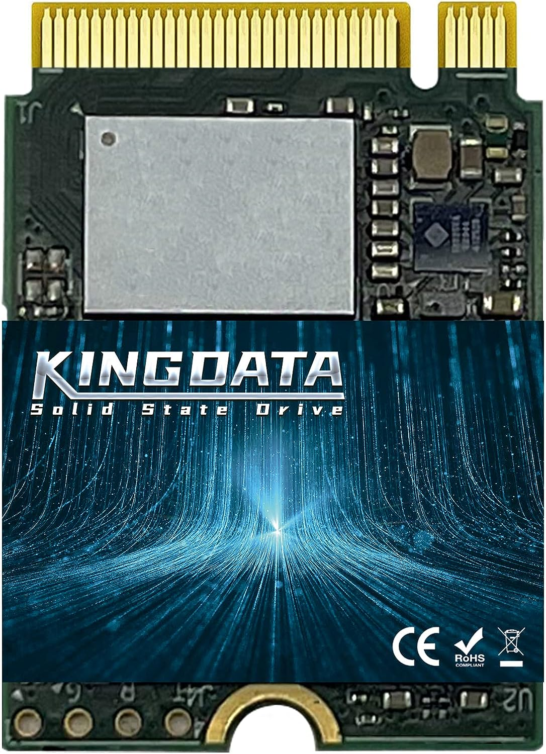 KINGDATA SSD 2TB M.2 2230 Nvme Pcie Gen 4.0X4, Internal Solid State Drive for Steam Deck, Surface Pro, Ultrabook, High Performance Gaming SSD Storage Expansion (M.2 2230 Pcie 4.0, 2TB)