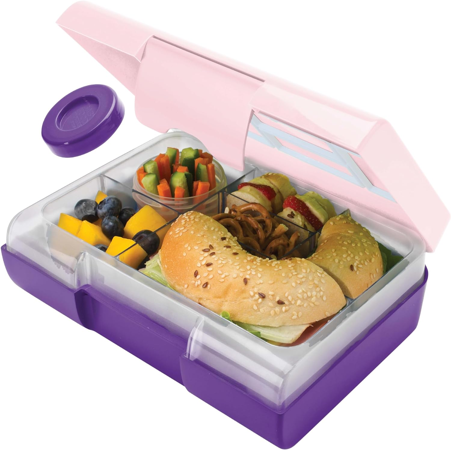 Smash Kids Bento Bite Lunch Box, Pink image number 7