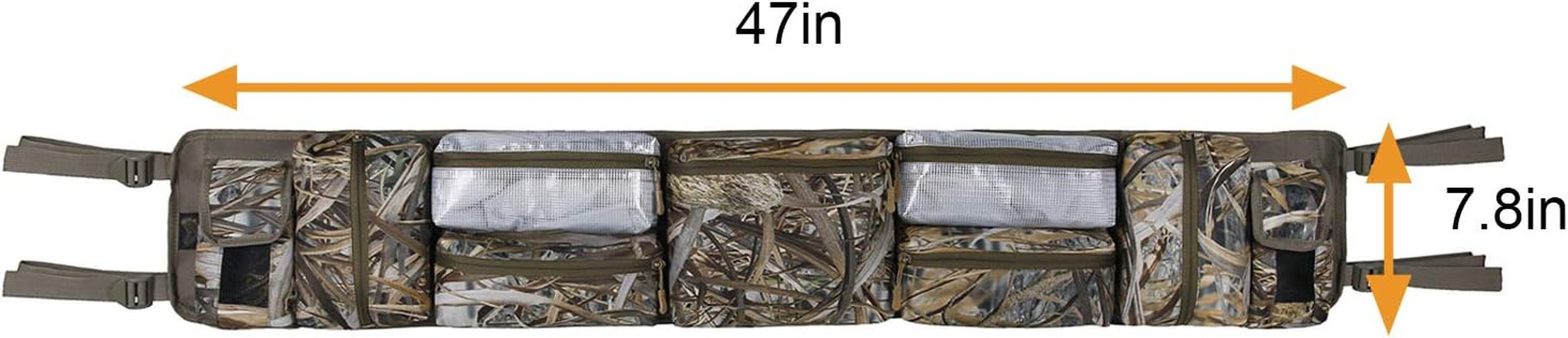 MYDAYS UTV Roll Cage Organizer Case, Cargo Rear Storage Bag Gear Bags,Tools Storage Solution for Most Full Size Utvs, Polaris, Yamaha and Kawasaki Utvs image number 1