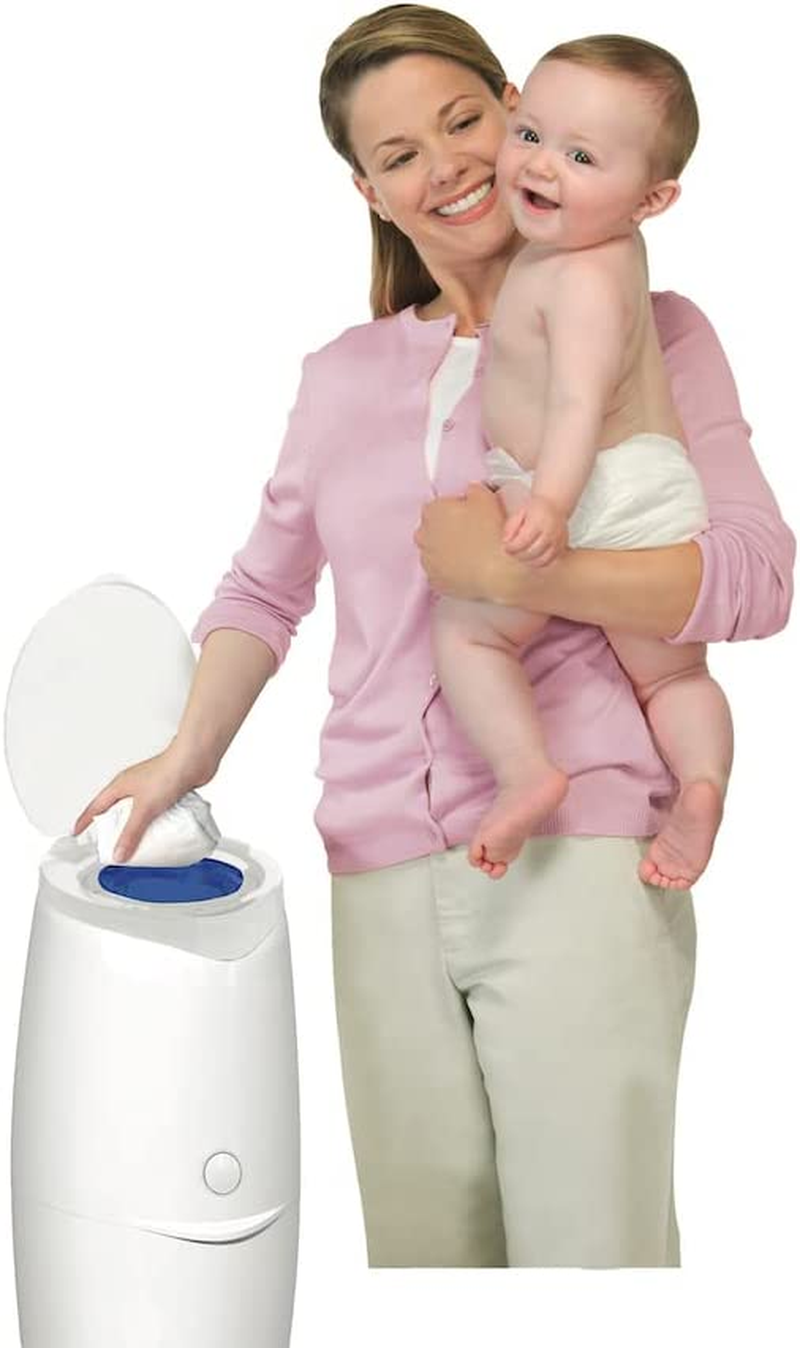 Angelcare Nappy Bin with Air-Seal&trade; Technology, White image number 3