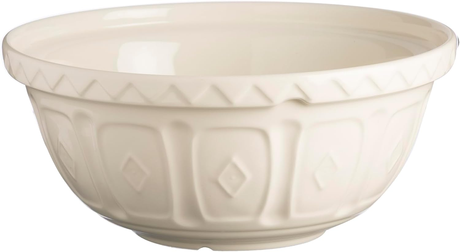 Mason Cash 2001.003 Cane Mixing Bowl, 32Cm, White/Brown 28317