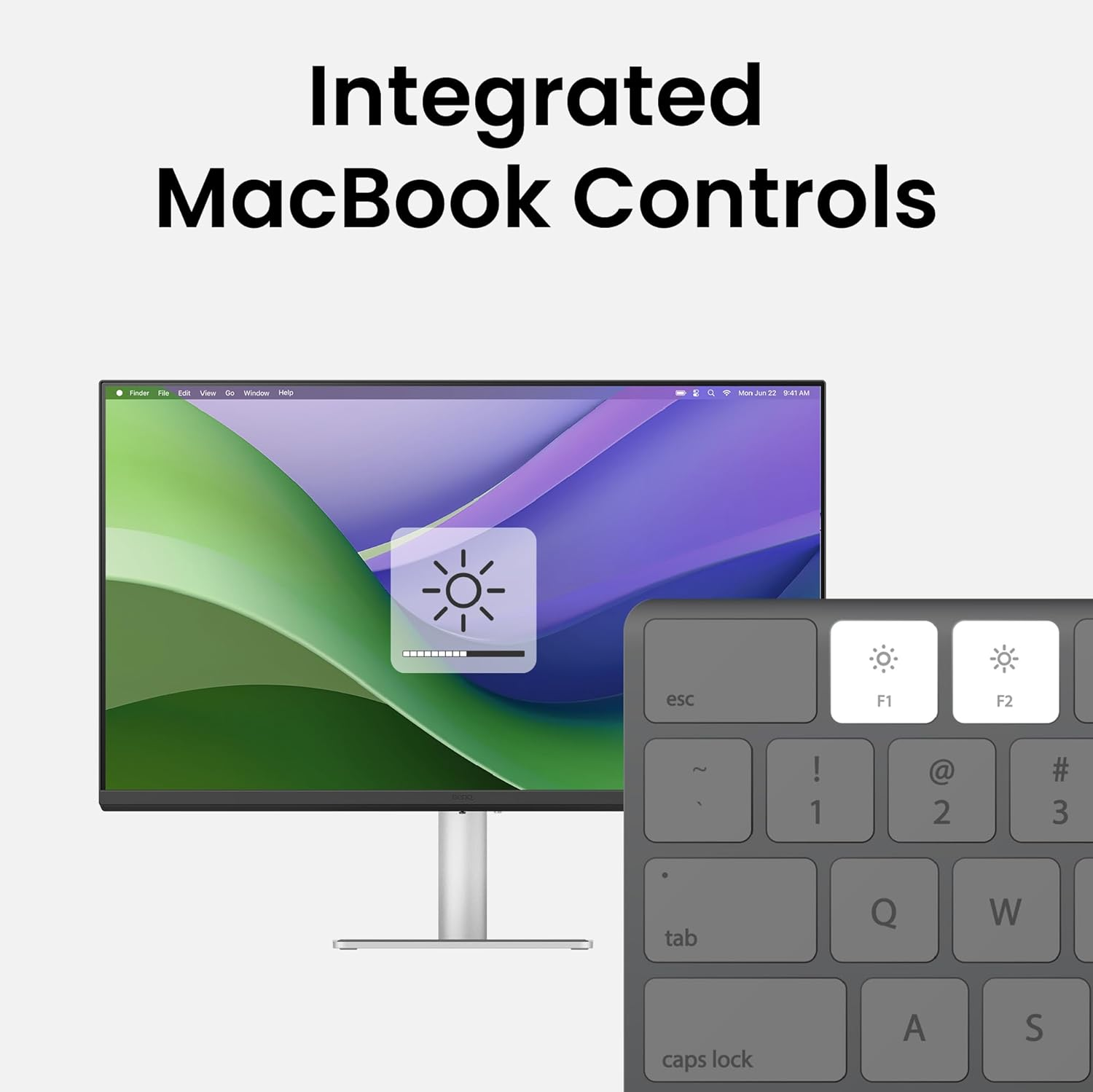 Benq MA320U 32&rdquo; 4K 3840X2160 Monitor for Macbook&reg; Pro/Air, Dual USB-C, 90W Power Delivery, Mac Color Match, USB Hub, Brightness & Volume Control on Mac, Height & Tilt Adjustable Stand, P3 Color Gamut image number 5