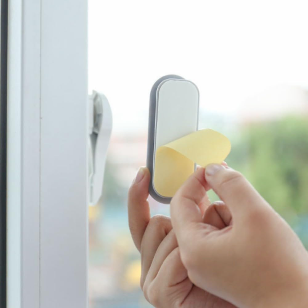 DACUAN Self-Adhesive Pull Handles, 4Pcs Handle Helper, Adhesive Cabinet Handles, Install Door Pull Handle for Kitchen Cabinet Knobs Drawer Window Sliding Door-Wardrobe image number 3