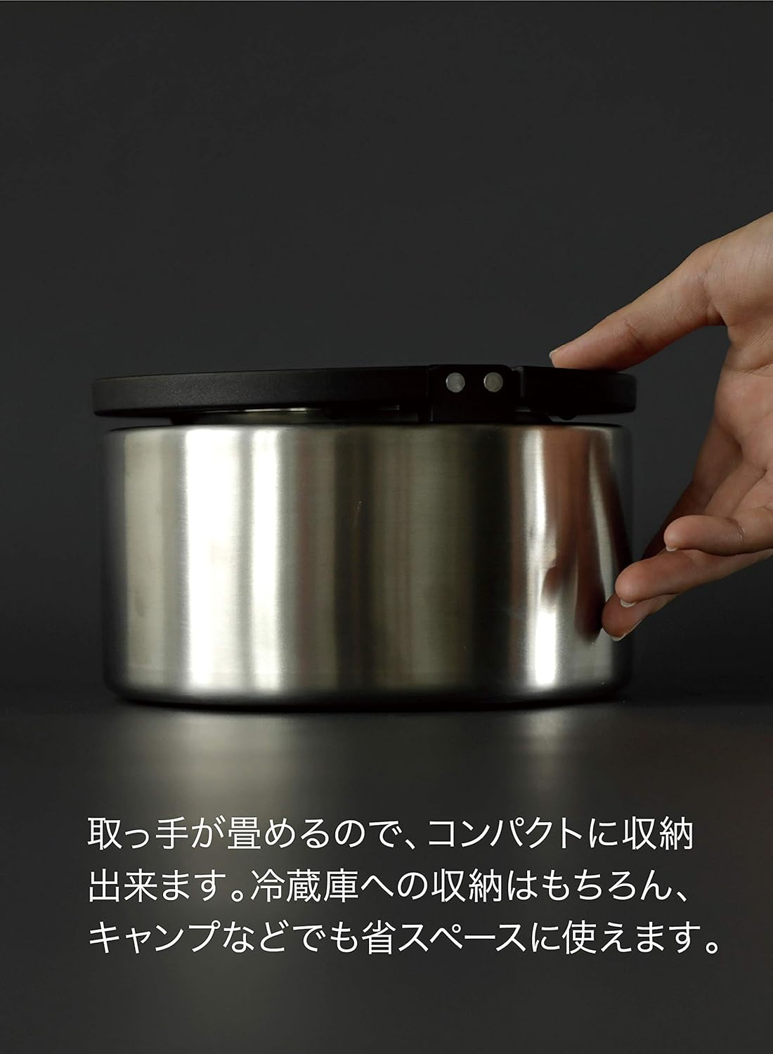 CBJAPAN Stainless Steel Kettle, Induction Compatible, 0.4 Gal (1.7 L), Flat Kettle, with Tea Strainer, Copan image number 2