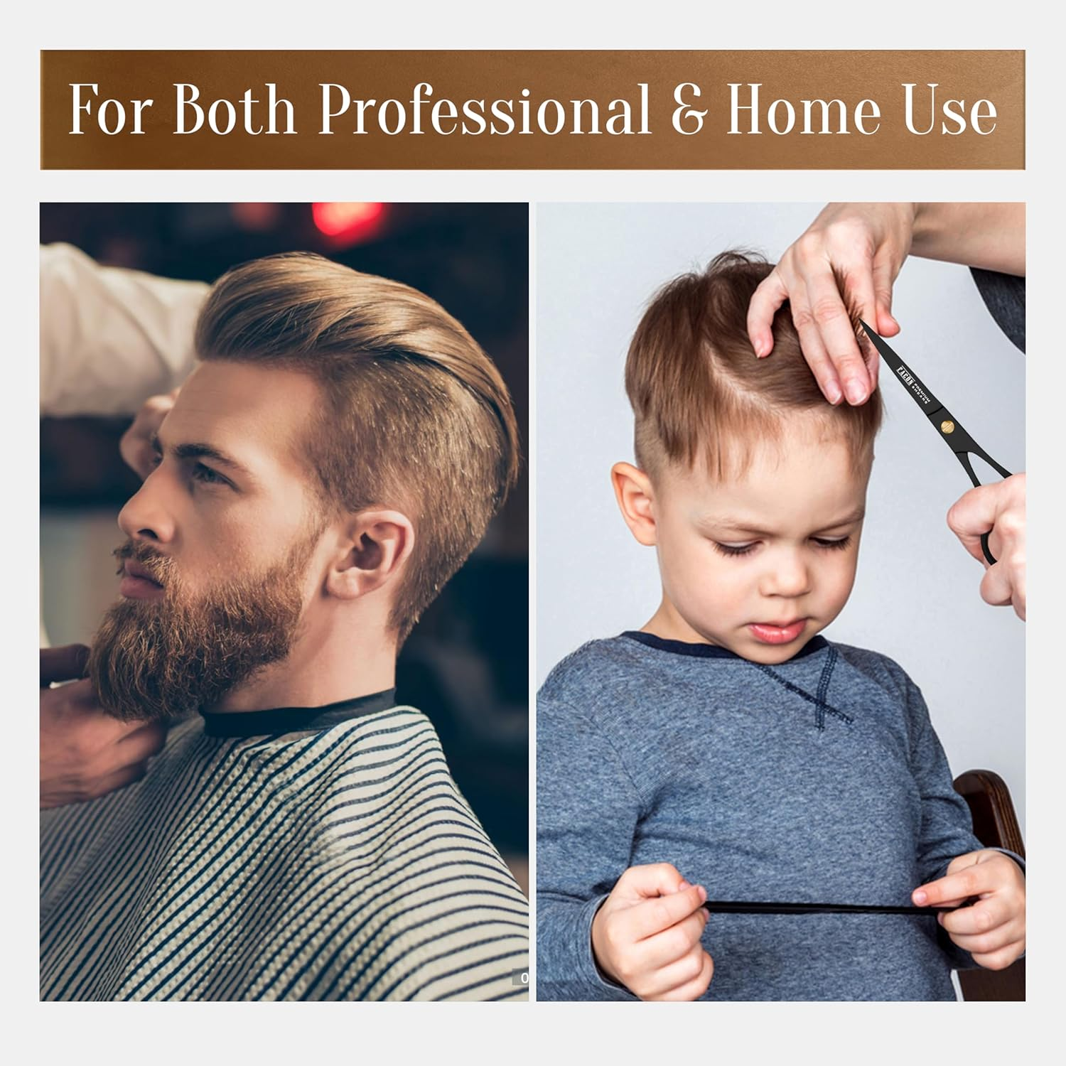 Fac&oacute;n Hair Cutting Scissors - Professional Hair Scissors 6.5 Inch Razor Edge Barber Shears Salon Hair Cutting Shears - Japanese Stainless Steel - Precision Cutting Premium Shears for Men, Women & Kids image number 5