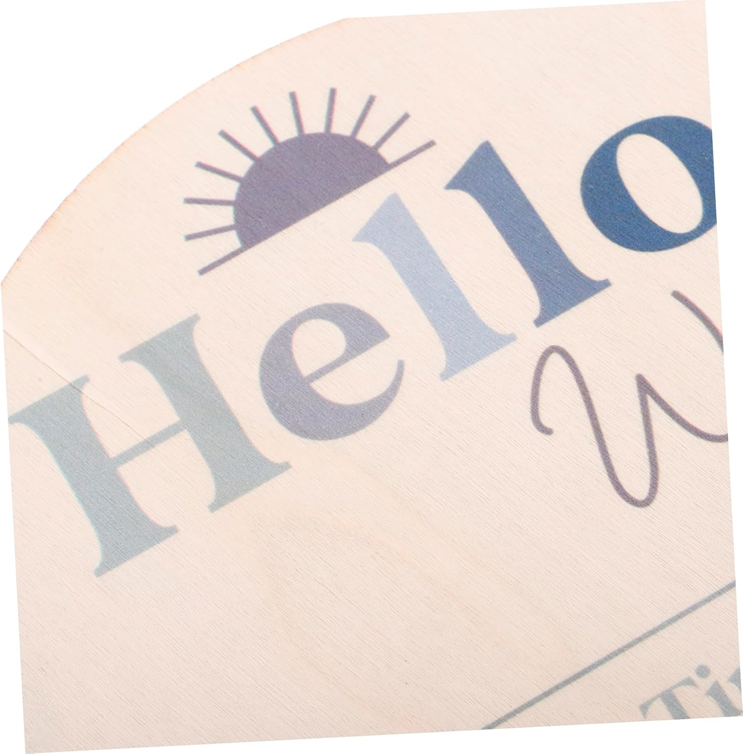 Wood Baby Milestone Discs and Newborn Announcement Signs for Babies Monthly Growth Record Cards Newborn Birth Celebration And image number 3