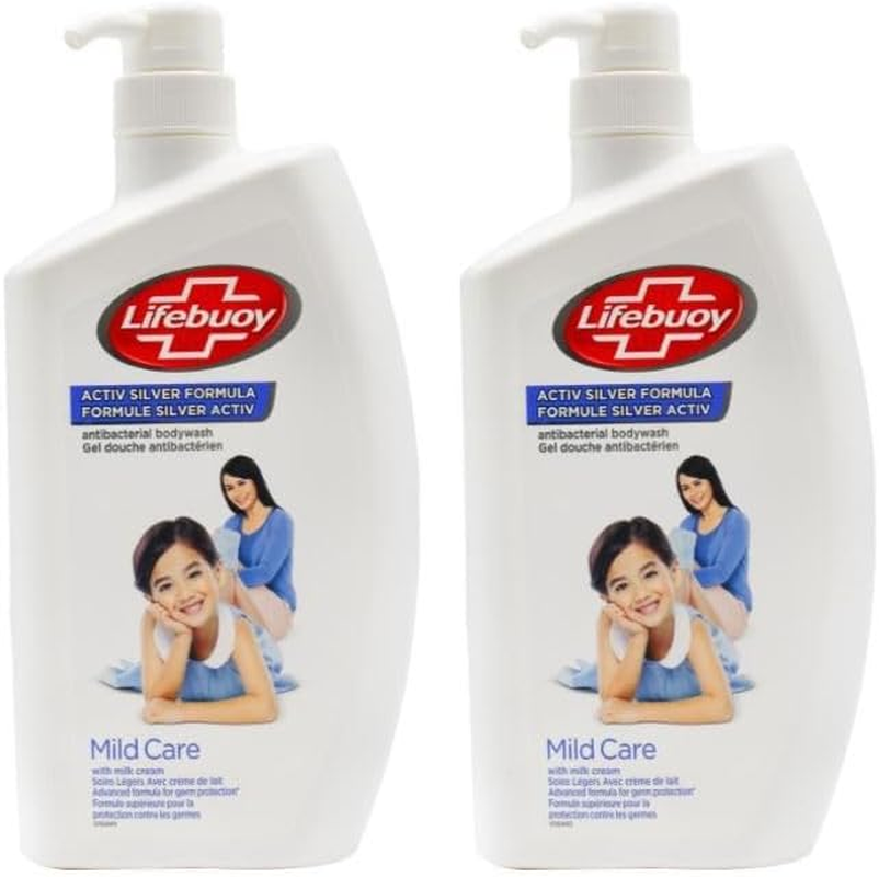Lifebuoy anti Bacterial Body Wash Mild Care 1L X 2 image number 2