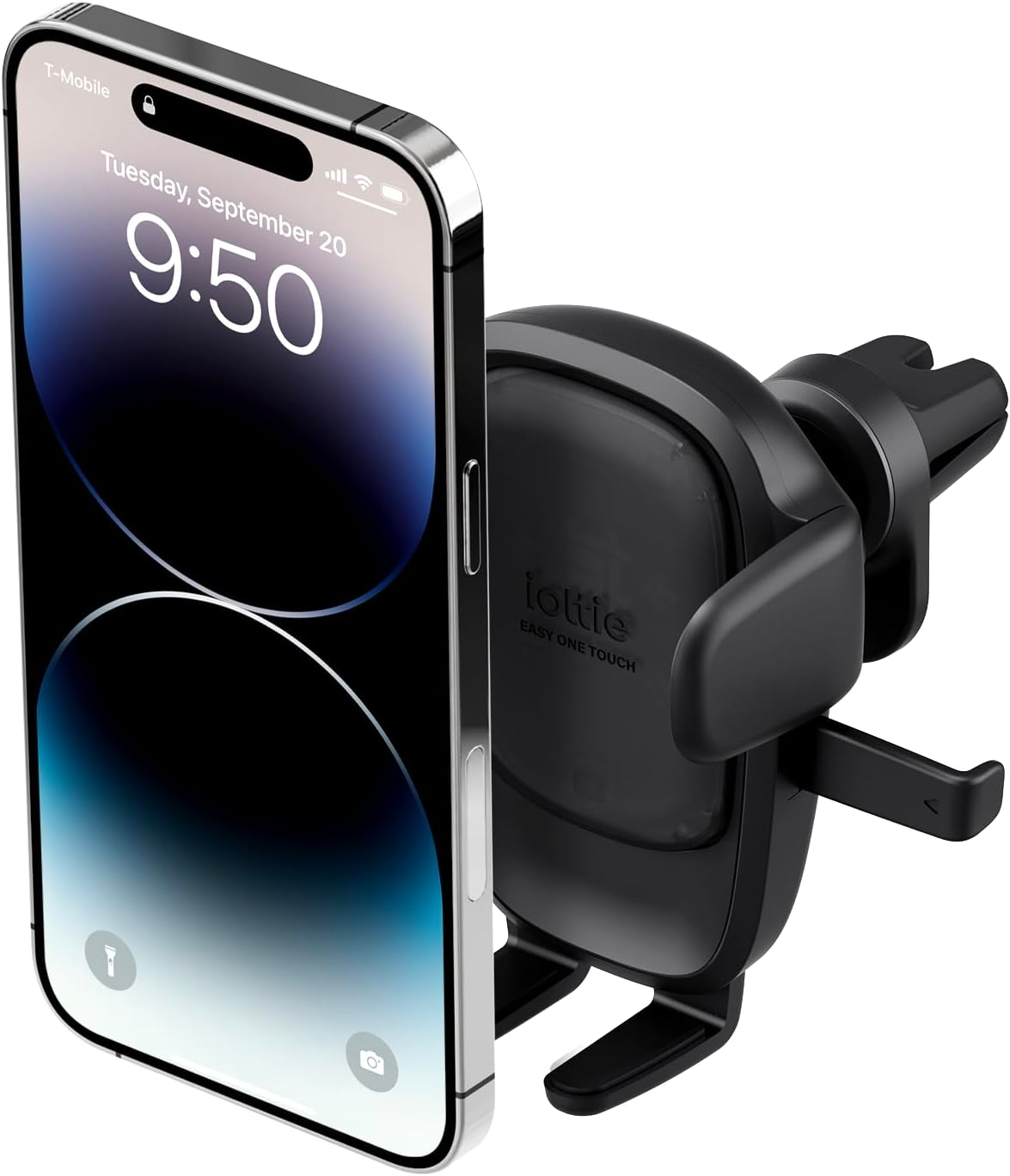 Iottie Easy One Touch 6 Universal Car Mount Dashboard & Windshield Suction Cup Phone Holder for Iphone Samsung, Google, All Smartphones image number 3