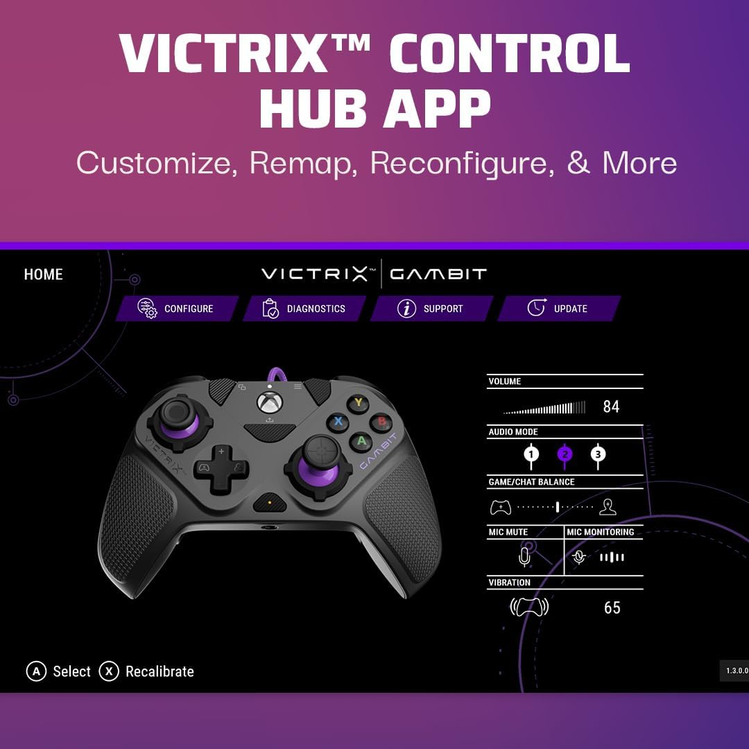 PDP Victrix Gambit Prime Wired Controller Xbox One/Xone image number 6