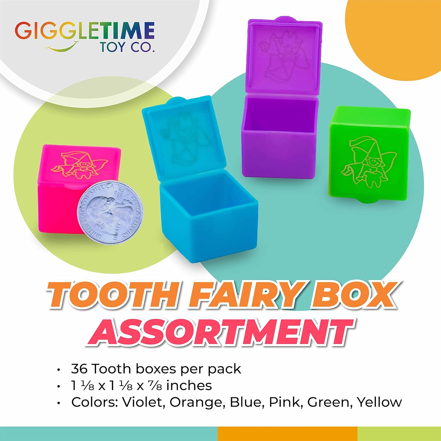 Tooth Fairy Tooth Keeper, Pack of 36 image number 2