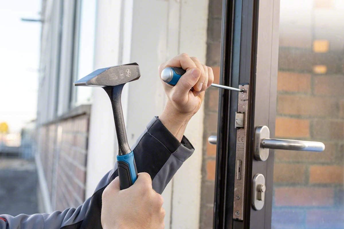 Bosch Professional Six-Part Screwdriver Set (Cross-Headed and Slotted Screwdriver, Continuous Steel Blade and Steel Cap) image number 4