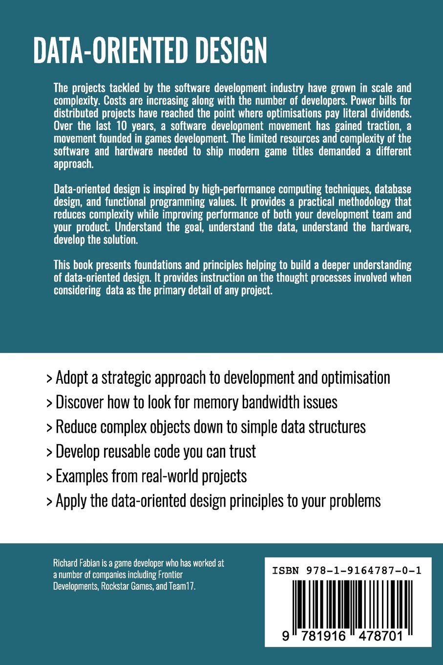 Data-Oriented Design: Software Engineering for Limited Resources and Short Schedules image number 1