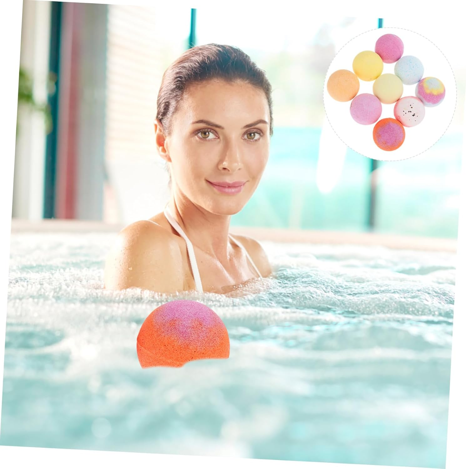 HONITANO Aromatherapy Gift Spa Birthday Salt Lavender Shower Steamer Bomb Bath Bathbomb Product Set Soak Magnesium Colour Essential Pack Bomb Relaxation Luxury Girl Skin Color Accessory Booms Beads -Bombs Glitter Tablet Soft Sensual Stuff Ball Foam Potion Salts Soap Tub Kit Bead -Bombs Gift Light Epsom Make Net 7Pcs Planet Tool Dr Filter Theme Hello Teenager image number 1