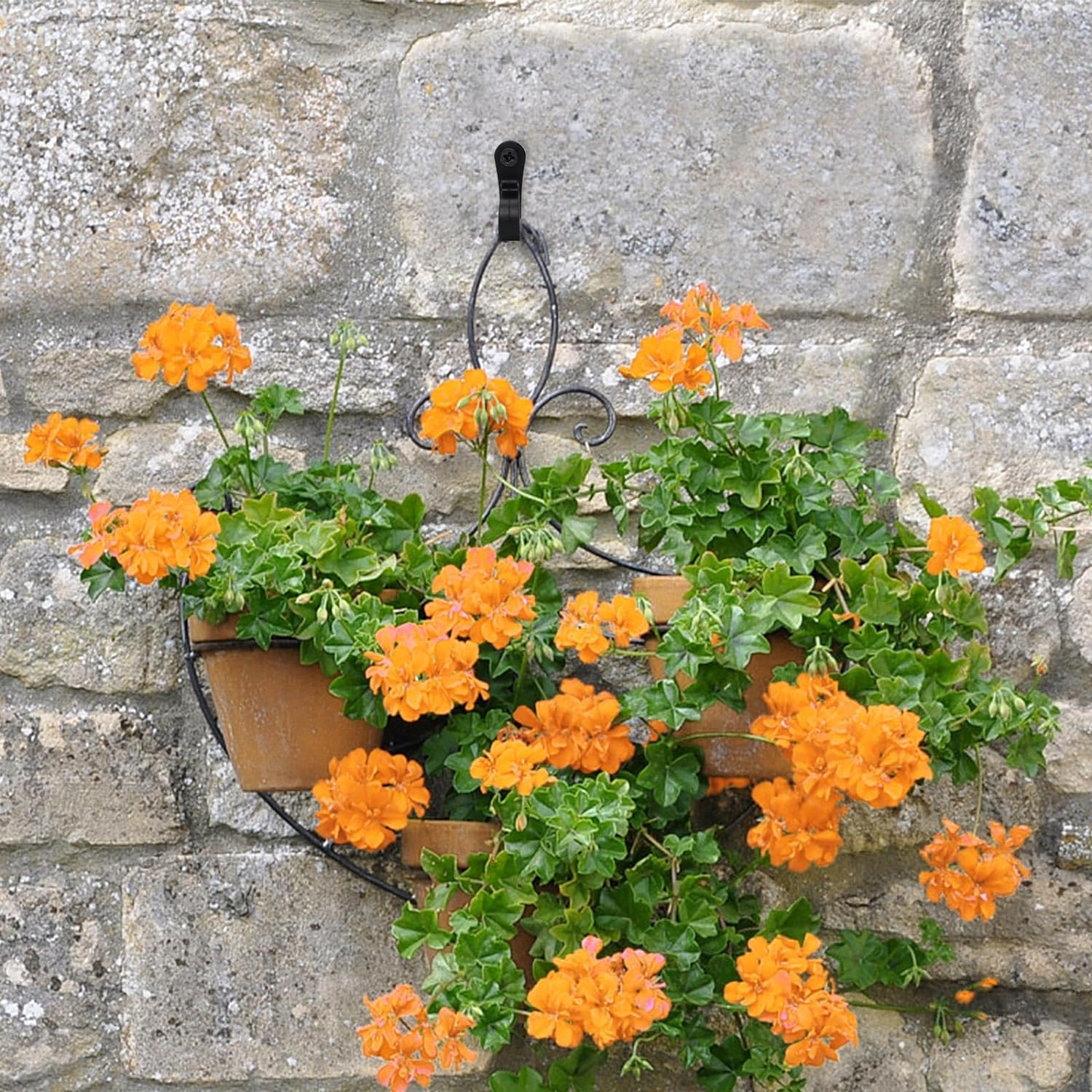 30Pcs String Light Hooks Durable Anti-Rust Waterproof Light Hooks for Hanging Fairy Lights Hanging Plants Wind Chime Basket Securely Buckle Design Indoor Outdoor Use (30, Black) image number 3