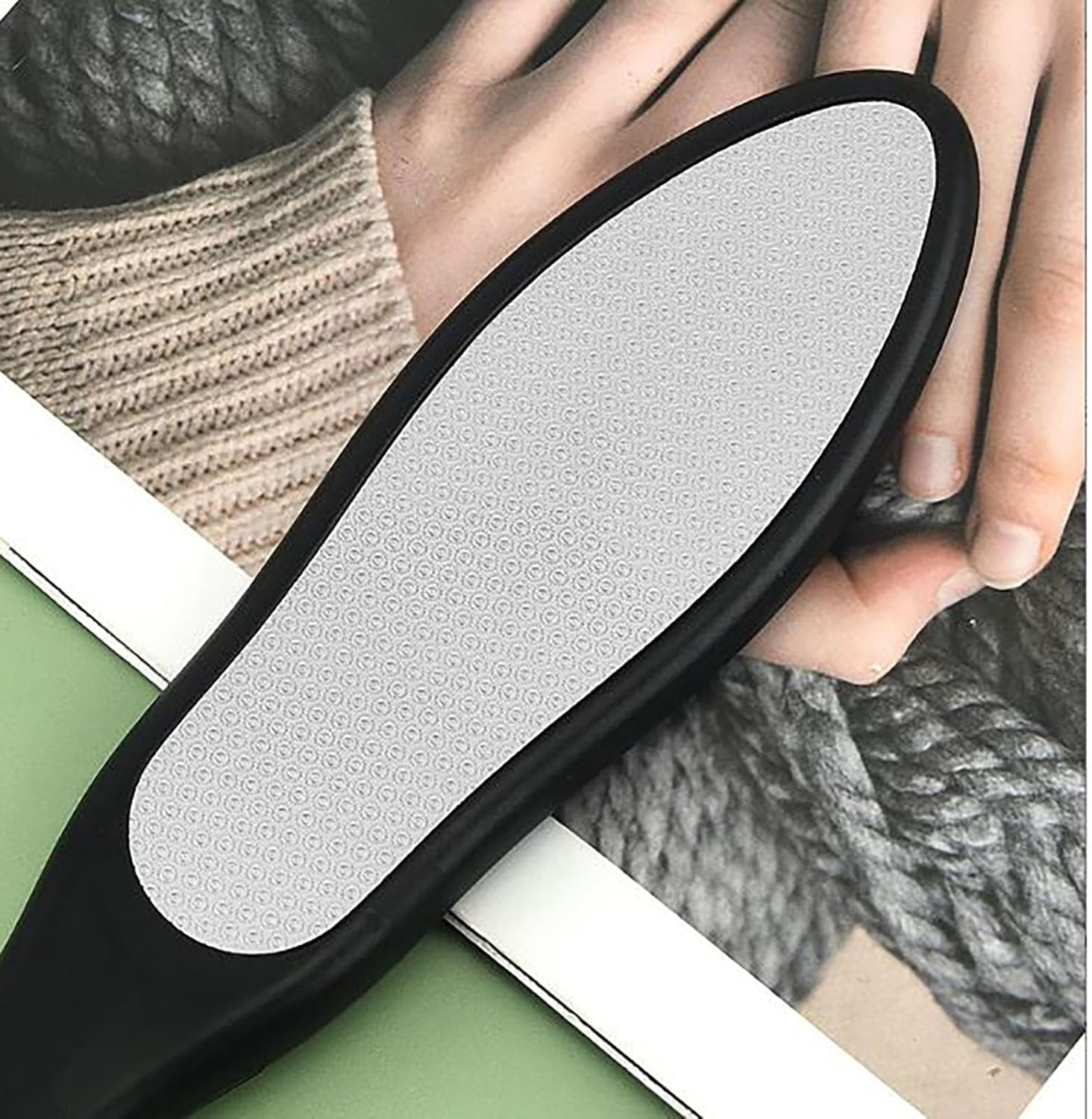 SYGELER Foot File Callus Remover, Double Sided Foot Scraper Callus Remover, Stainless Steel Pedicure File for Heels and Feet(1 PCS) image number 3