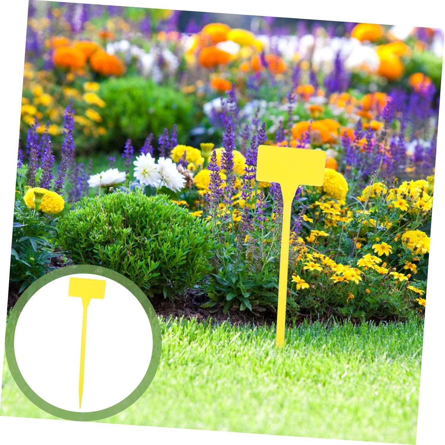 10Pcs Plant Labels Nursery Garden Tags Markers for Flower Plant Gardening Insert Card Re-Usable Small image number 2