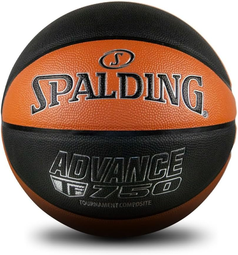 Spalding React TF-250 All Surface Basketball, Black & Orange, Size 7 image number 1