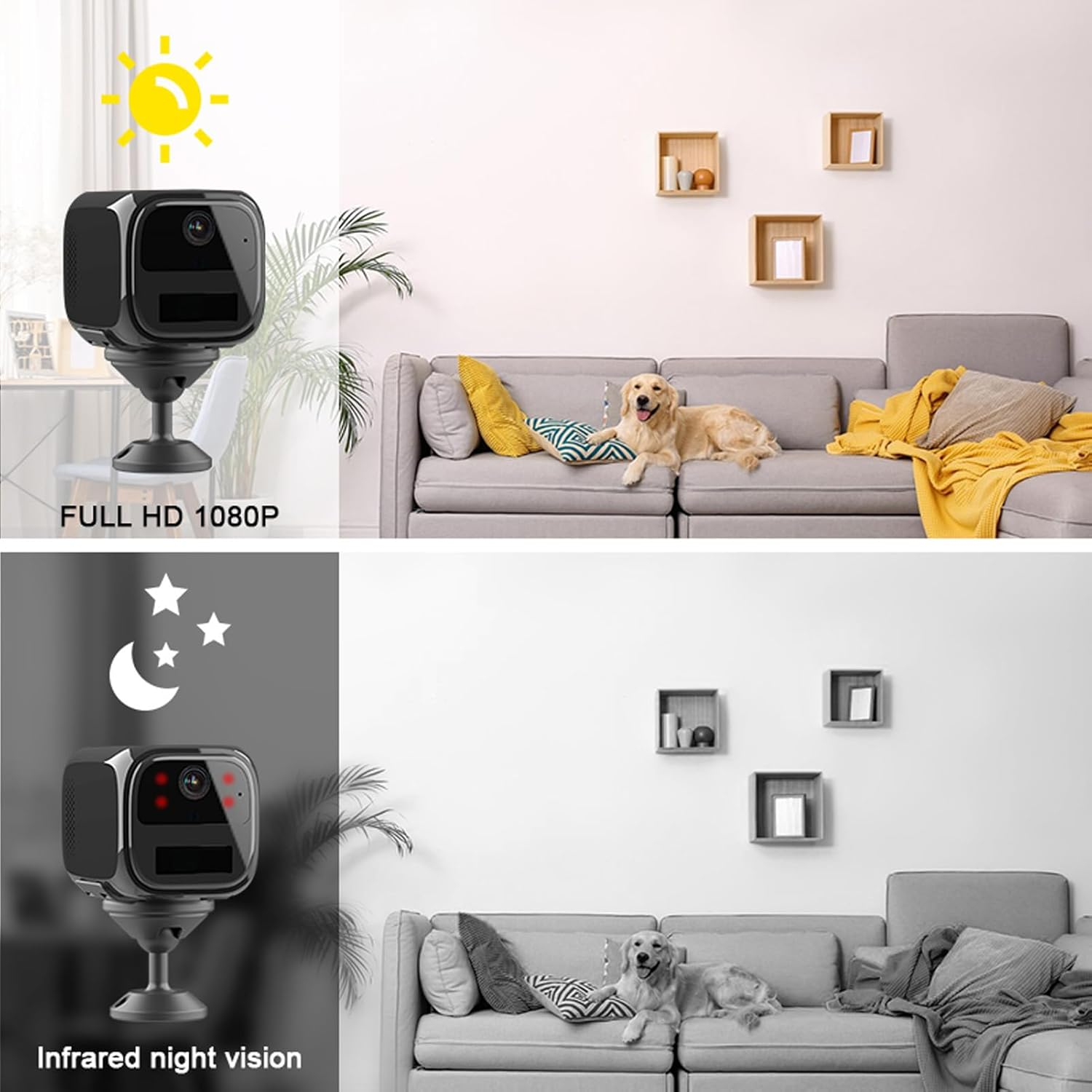 4G LTE Cellular Security Camera, 2 Way Talk Indoor Surveillance Camera for Home Security, SIM & SD Card Not Included, 1080P Night Vision, Motion Detection, 120&deg; Wide image number 4