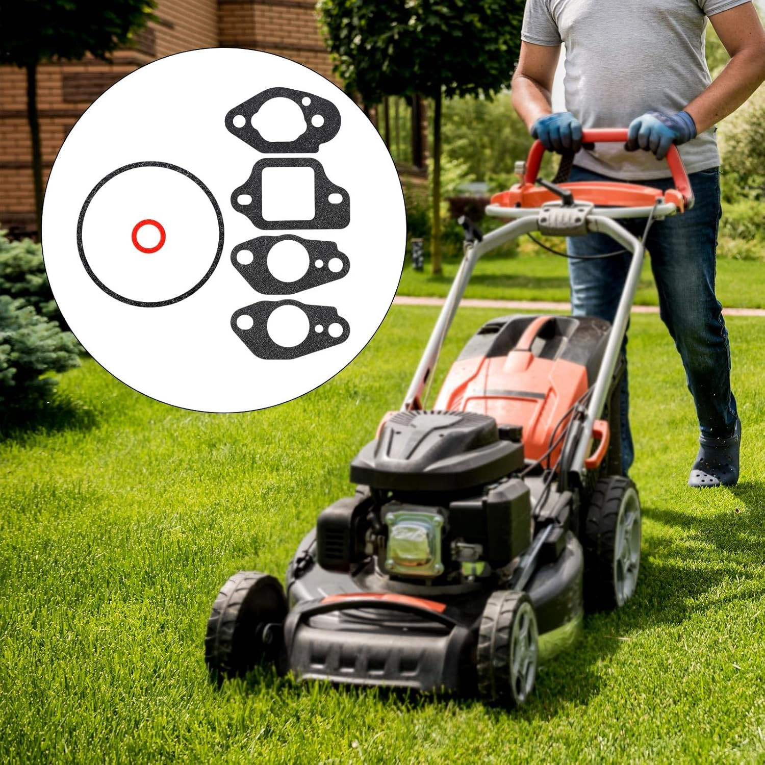 Carburetor Gasket Kit, Carburetor Bowl Gasket for GCV160/ GCV190/ GC160/ GC190/ GCV135/ G150/ G200/ G300/ G400/ GC135 Replacement 16010-883-015/16221-883-800/16212-ZL8-000