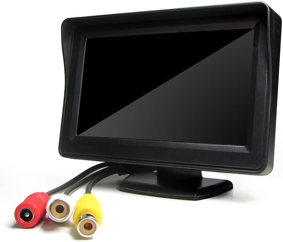 Tootoo 4.3" HD Monitor Reverse Camera Rear View Backup Parking Cam Kit Night Vision image number 5