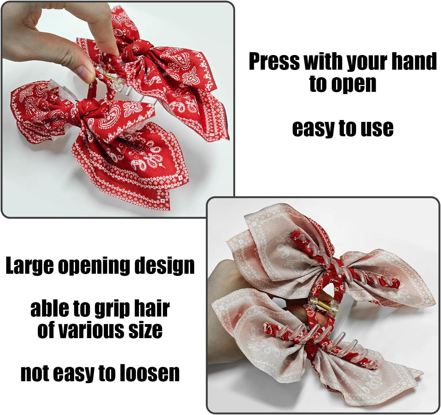 2 Pieces for Retro Hair Pins for Women, Bow Hair Pins, Fashionable and Personalised Hair Accessories, Creative Design Hairpins, Hairstyle Accessories.