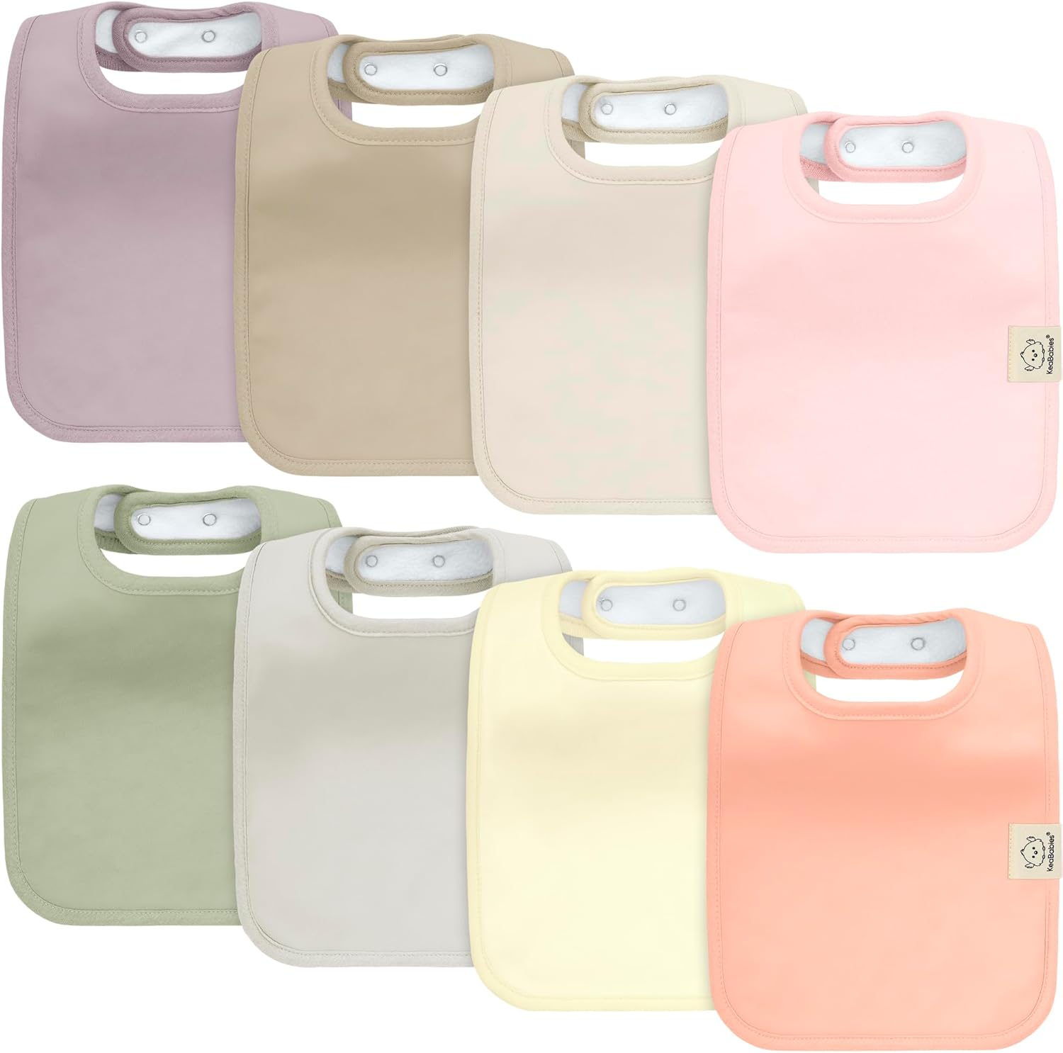 8-Pack Baby Bibs for Boys & Girls - Organic Cotton Dribble Bib, Newborn Bibs for Babies, Infant Teething Bibs, Drool Bibs for Baby Boy, Baby Girl, Toddler Bibs, Drooling Bib, Unisex Bibs (Cruise)