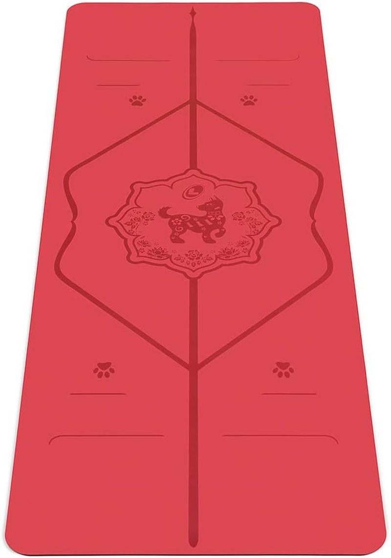 Liforme Zodiac New Year Collection - Free Yoga Bag Included - Patented Alignment System, Warrior-Like Grip, Non-Slip, Eco-Friendly, Biodegradable, Sweat-Resistant, Long, Wide and Thick for Comfort