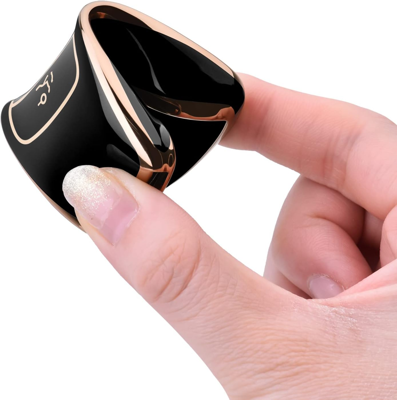 OATSBASF Key Cover for Mercedes,Car Key Protective Cover for Mercedes Benz E Class 2017 S 2018 Remote Fob Key (Golden Edge-Black) - Blue Stripes image number 4