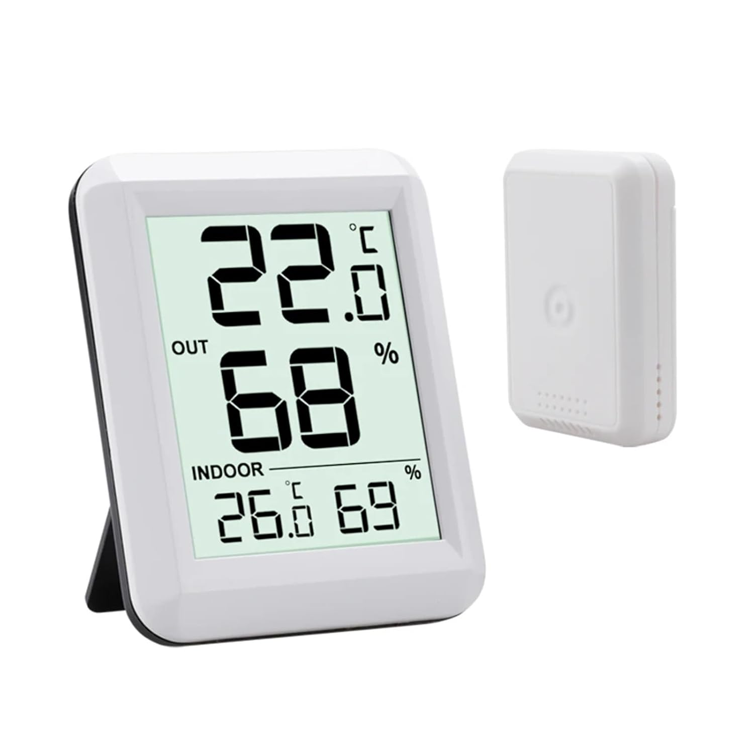 FT0423 Digital LCD Wireless Thermometer Hygrometer Transmitter Sesnor Home Temperature Humidity Monitor Meter Weather Station image number 2