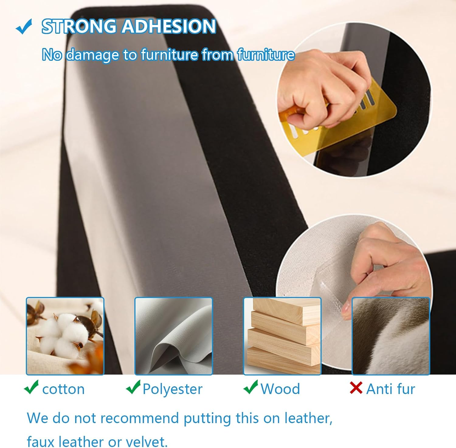 APACALI Pack of 2 Cat Scratch Protection Film, 30 X 300 Cm, Scratch Protection for Cats, Self-Adhesive Scratch Protection Film, Transparent, Anti-Scratch Film for Cats for Furniture, Couch, Door,