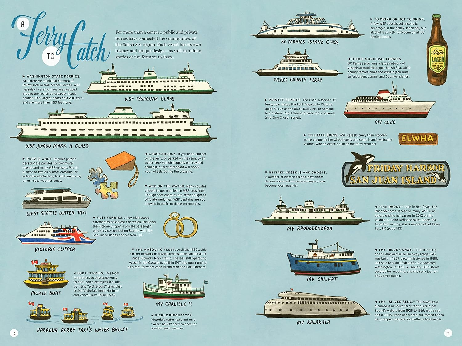 On Island Time: a Traveler'S Atlas: Illustrated Adventures on and around the Islands of Washington and British Columbia image number 1